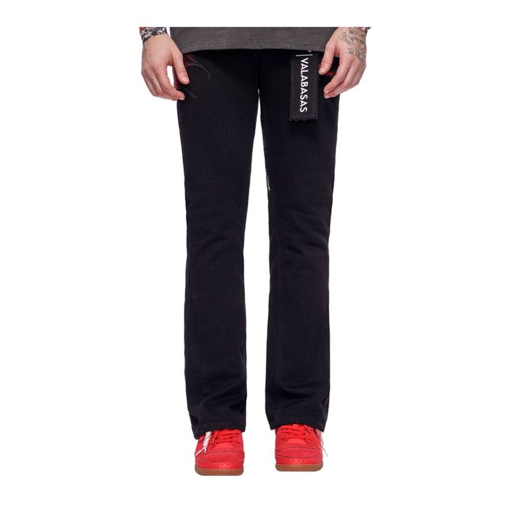 Valabasas Stacked Jeans Ryu Mens Black VLBS-VJ3-1128